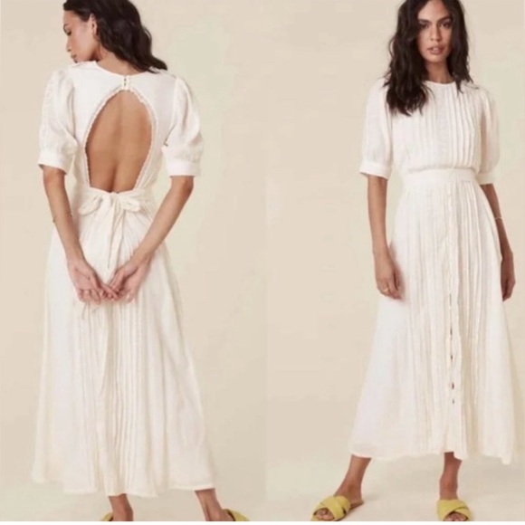 Spell Dresses & Skirts - Spell Jolene Elegant White Lace Boho Feminine Flirty Romantic Dress